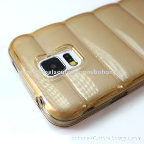 TPU Cases for Samsung S5, Surface Concavo-convex Anti-skid Grid Body Armor Appearance